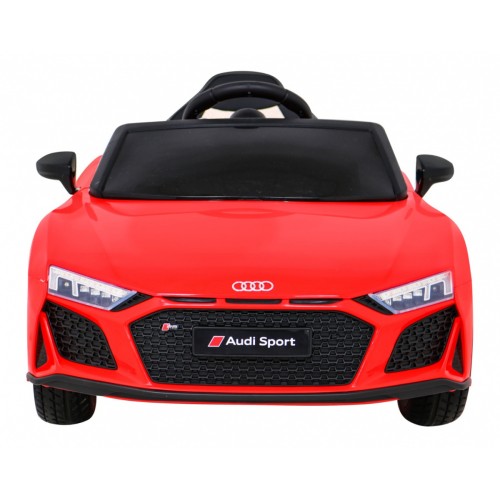 Audi R8 ZVEDACÍ baterie auto červená + dálkové ovládání EVA kola + MP3 + LED