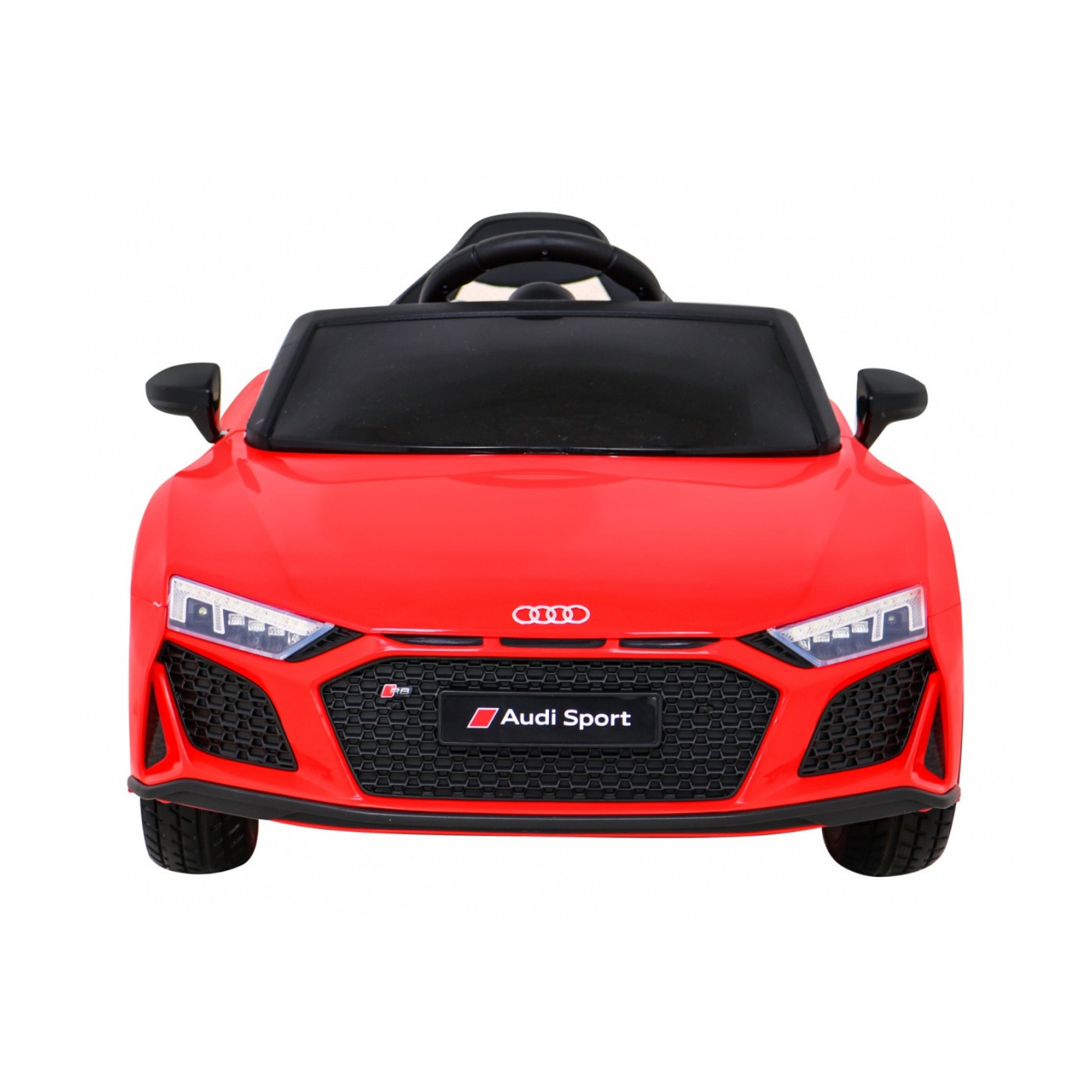 Audi R8 ZVEDACÍ baterie auto červená + dálkové ovládání EVA kola + MP3 + LED