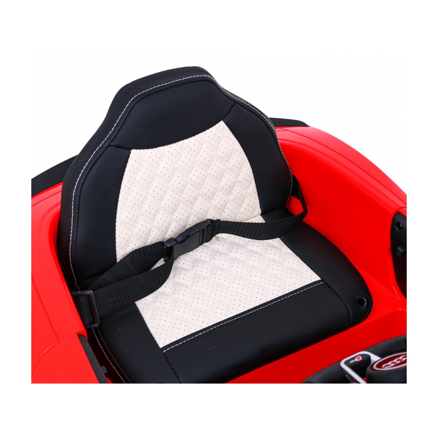 Audi R8 ZVEDACÍ baterie auto červená + dálkové ovládání EVA kola + MP3 + LED