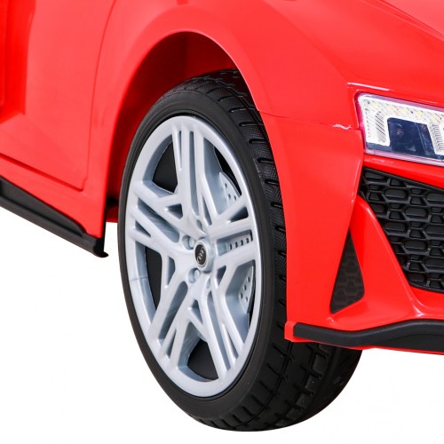 Audi R8 ZVEDACÍ baterie auto červená + dálkové ovládání EVA kola + MP3 + LED
