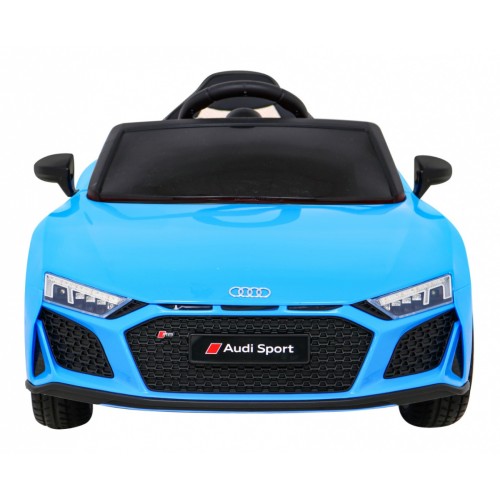 Audi R8 ZVEDACÍ baterie do auta modrá + dálkové ovládání EVA kola + MP3 + LED