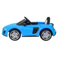 Audi R8 ZVEDACÍ baterie do auta modrá + dálkové ovládání EVA kola + MP3 + LED