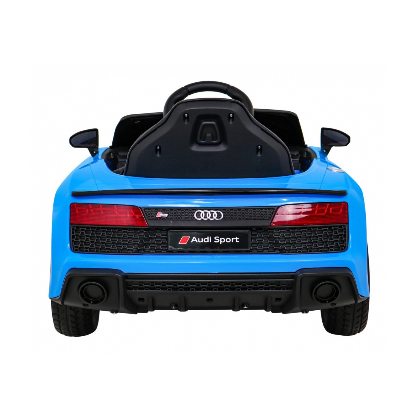 Audi R8 ZVEDACÍ baterie do auta modrá + dálkové ovládání EVA kola + MP3 + LED