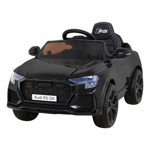 Baterie do auta Audi RS Q8 černá + dálkové ovládání + pomalý start + EVA + LED + MP3 USB