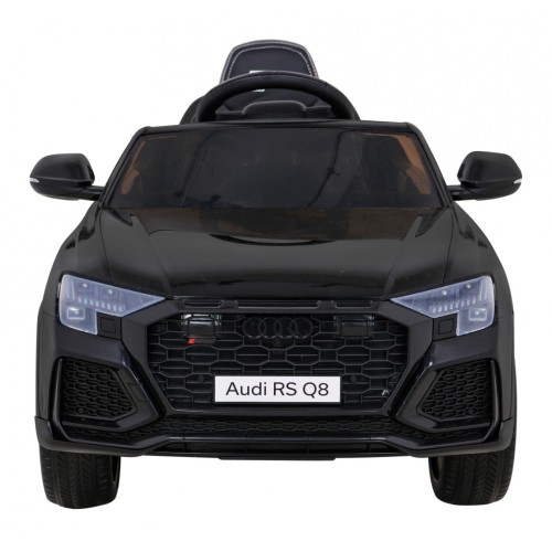 Baterie do auta Audi RS Q8 černá + dálkové ovládání + pomalý start + EVA + LED + MP3 USB