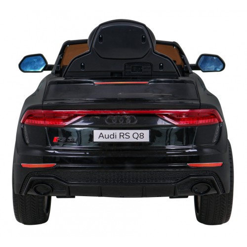 Baterie do auta Audi RS Q8 černá + dálkové ovládání + pomalý start + EVA + LED + MP3 USB