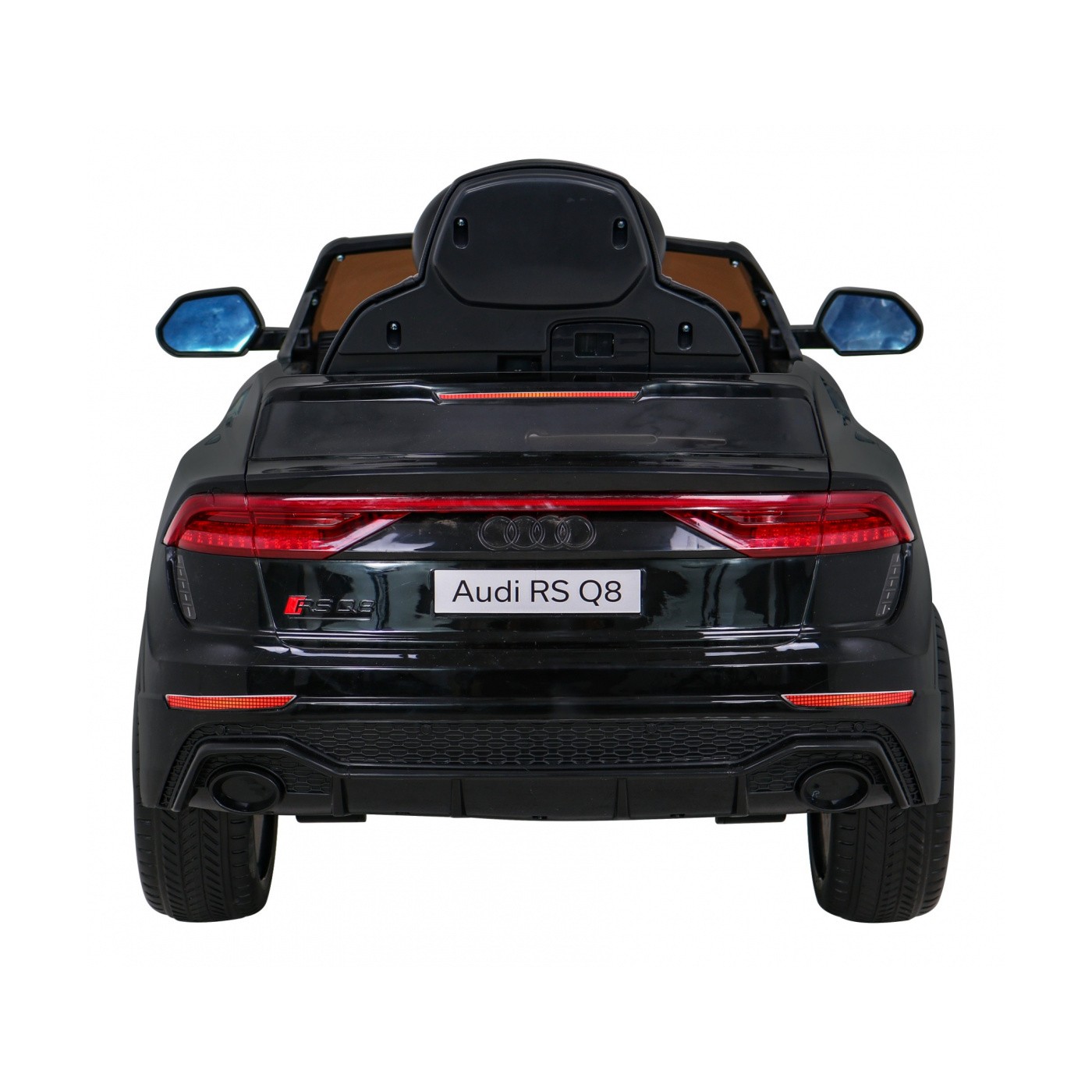 Baterie do auta Audi RS Q8 černá + dálkové ovládání + pomalý start + EVA + LED + MP3 USB