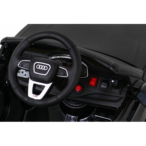 Baterie do auta Audi RS Q8 černá + dálkové ovládání + pomalý start + EVA + LED + MP3 USB