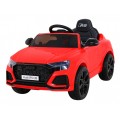 Audi RS Q8 Bateriově napájené auto červené + dálkové ovládání + pomalý start + EVA + LED + MP3 USB