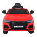 Audi RS Q8 Bateriově napájené auto červené + dálkové ovládání + pomalý start + EVA + LED + MP3 USB