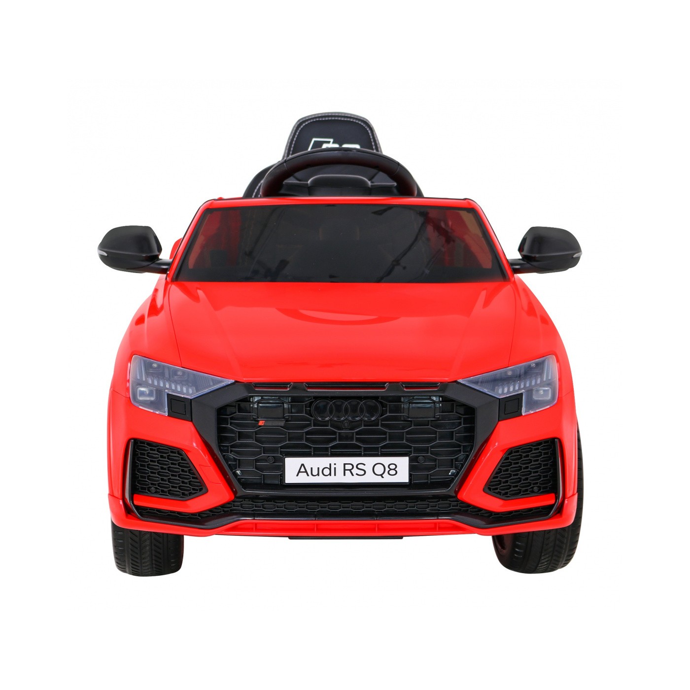 Audi RS Q8 Bateriově napájené auto červené + dálkové ovládání + pomalý start + EVA + LED + MP3 USB