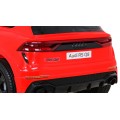 Audi RS Q8 Bateriově napájené auto červené + dálkové ovládání + pomalý start + EVA + LED + MP3 USB