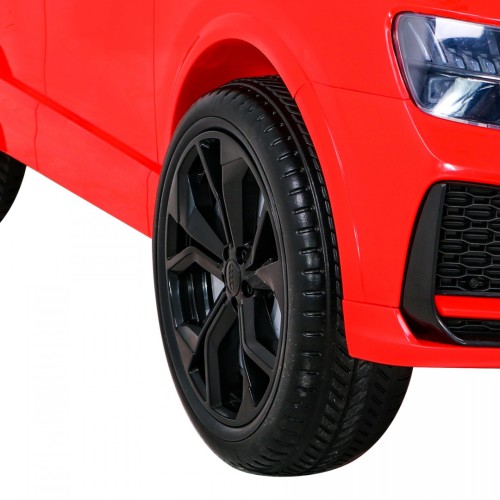 Audi RS Q8 Bateriově napájené auto červené + dálkové ovládání + pomalý start + EVA + LED + MP3 USB