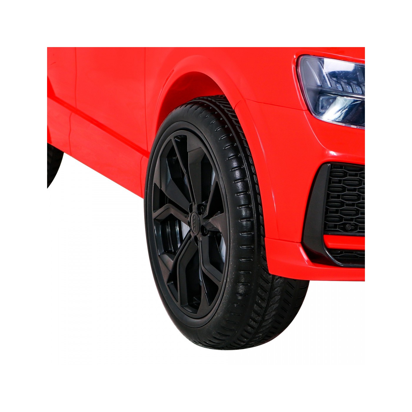 Audi RS Q8 Bateriově napájené auto červené + dálkové ovládání + pomalý start + EVA + LED + MP3 USB