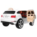 Bentley Bentayga dětská baterie do auta bílá EVA kola MP3 rádio dálkové ovládání
