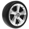 Bentley Bentayga dětská baterie do auta bílá EVA kola MP3 rádio dálkové ovládání