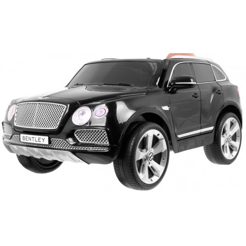 Bentley Bentayga dětská baterie do auta černá + EVA kola + MP3 rádio + dálkové ovládání