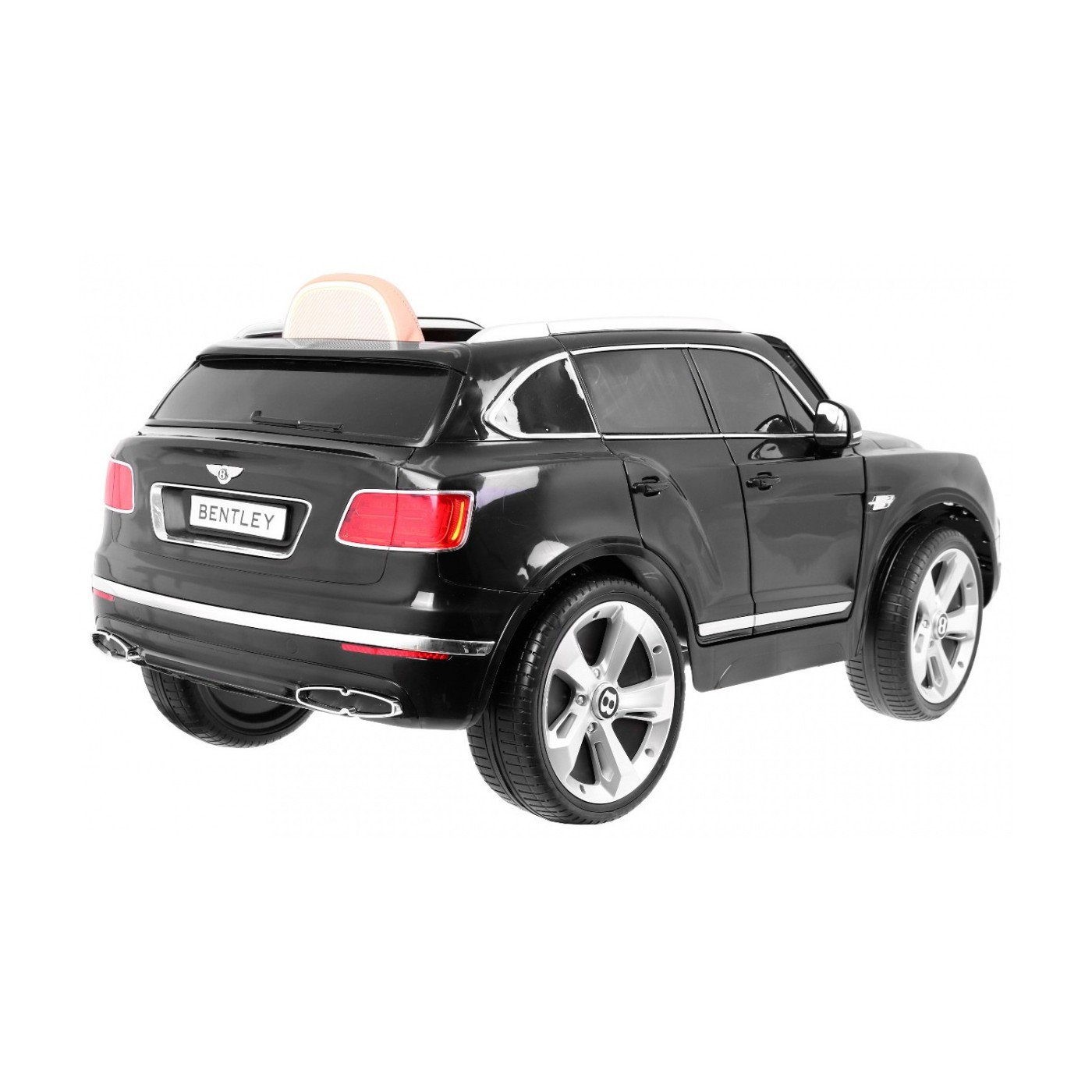 Bentley Bentayga dětská baterie do auta černá + EVA kola + MP3 rádio + dálkové ovládání