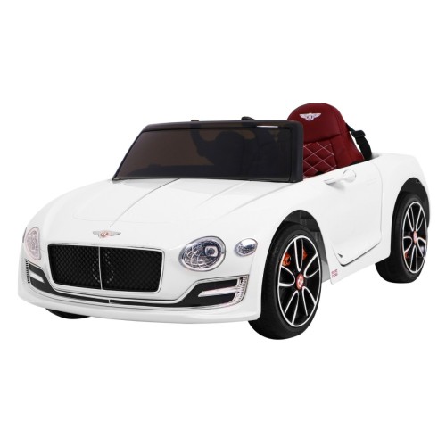 Bentley EXP 12 dětská baterie do auta bílá + dálkové ovládání + otevírač dveří + elegantní vzhled