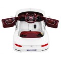 Bentley EXP 12 dětská baterie do auta bílá + dálkové ovládání + otevírač dveří + elegantní vzhled