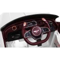 Bentley EXP 12 dětská baterie do auta bílá + dálkové ovládání + otevírač dveří + elegantní vzhled