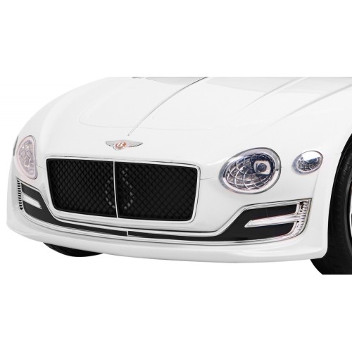 Bentley EXP 12 dětská baterie do auta bílá + dálkové ovládání + otevírač dveří + elegantní vzhled