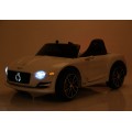 Bentley EXP 12 dětská baterie do auta bílá + dálkové ovládání + otevírač dveří + elegantní vzhled