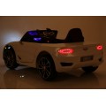 Bentley EXP 12 dětská baterie do auta bílá + dálkové ovládání + otevírač dveří + elegantní vzhled
