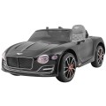 Bentley EXP 12 dětská baterie do auta černá + dálkové ovládání + otevírač dveří + elegantní vzhled