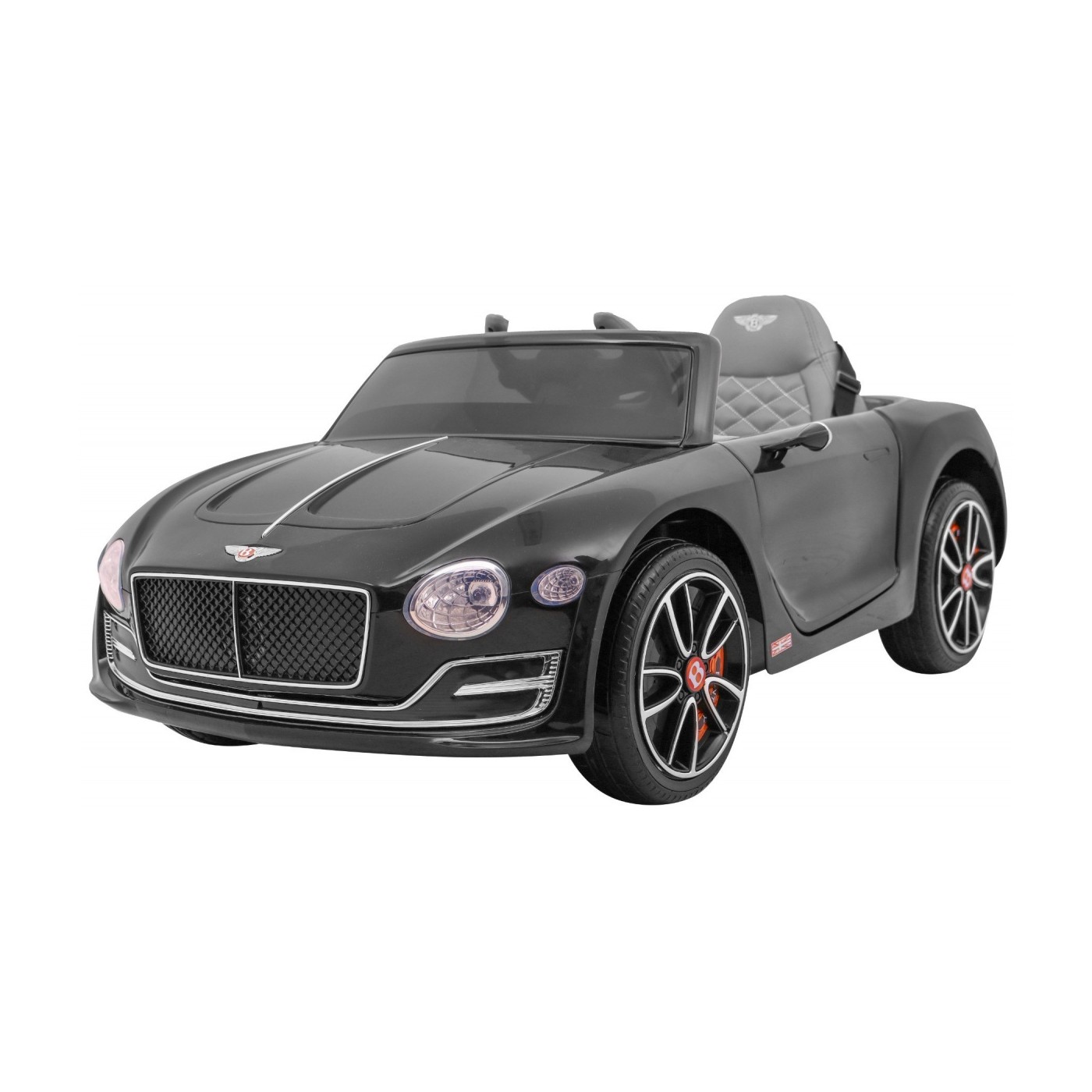 Bentley EXP 12 dětská baterie do auta černá + dálkové ovládání + otevírač dveří + elegantní vzhled