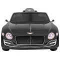 Bentley EXP 12 dětská baterie do auta černá + dálkové ovládání + otevírač dveří + elegantní vzhled