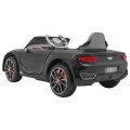 Bentley EXP 12 dětská baterie do auta černá + dálkové ovládání + otevírač dveří + elegantní vzhled