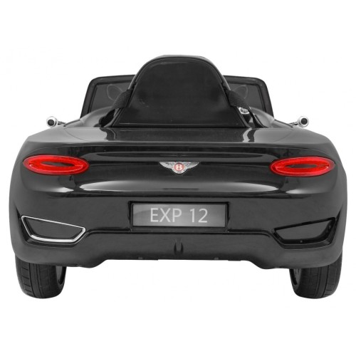 Bentley EXP 12 dětská baterie do auta černá + dálkové ovládání + otevírač dveří + elegantní vzhled