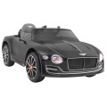 Bentley EXP 12 dětská baterie do auta černá + dálkové ovládání + otevírač dveří + elegantní vzhled