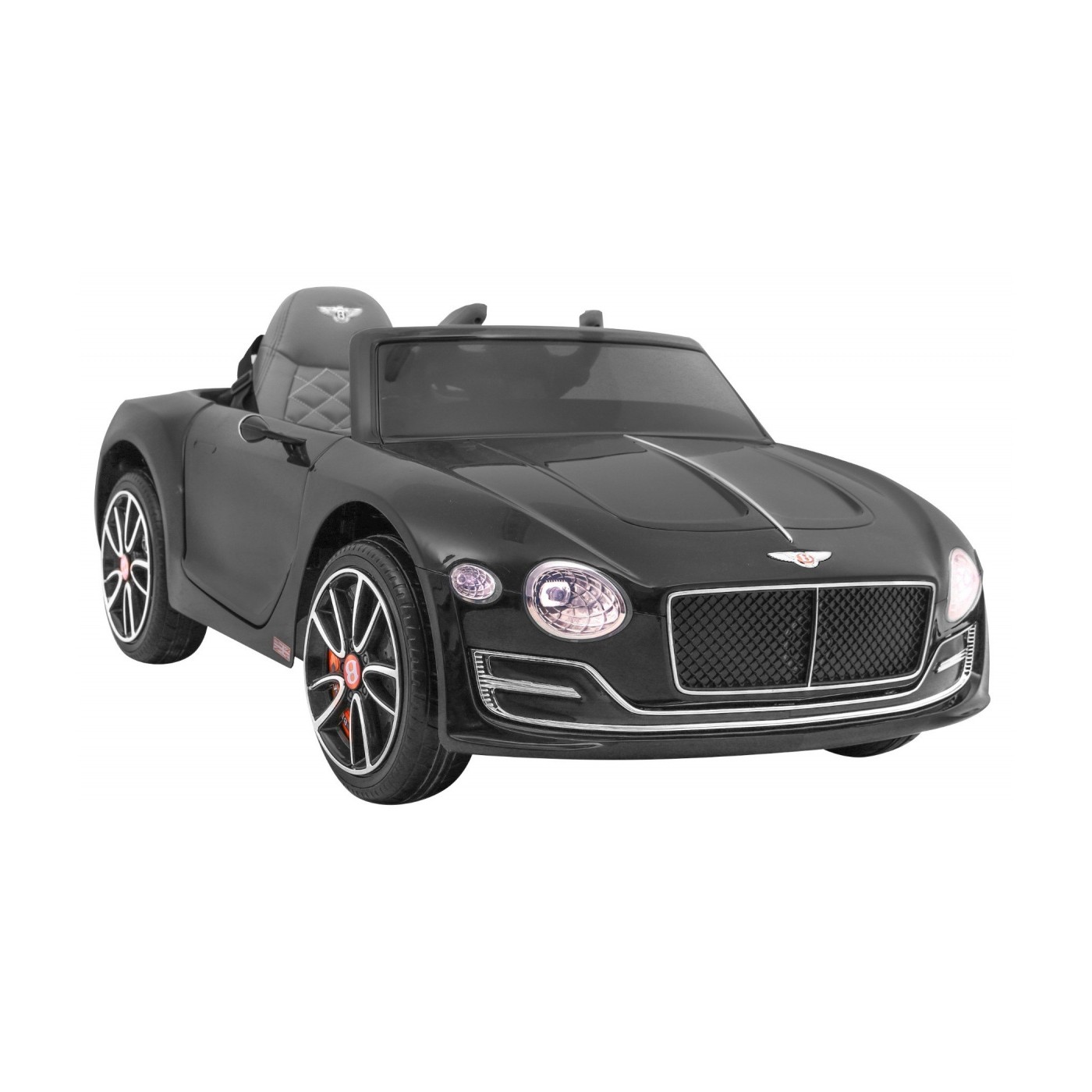 Bentley EXP 12 dětská baterie do auta černá + dálkové ovládání + otevírač dveří + elegantní vzhled