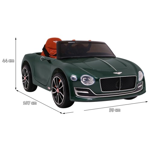 Bentley EXP 12 Dětská baterie Auto Zelená Dálkové otevírání dveří Elegantní vzhled
