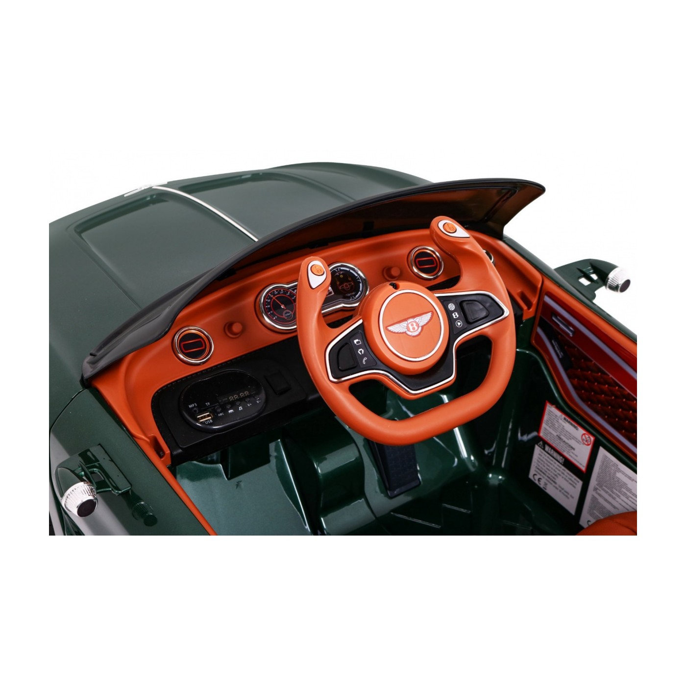 Bentley EXP 12 Dětská baterie Auto Zelená Dálkové otevírání dveří Elegantní vzhled