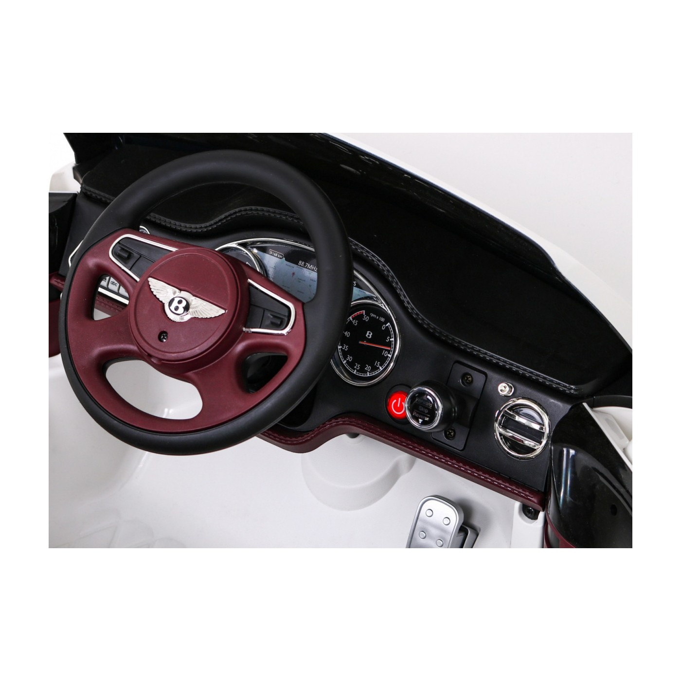 Bentley Mulsanne dobíjecí bílý dálkový EVA pomalý start MP3 USB LED