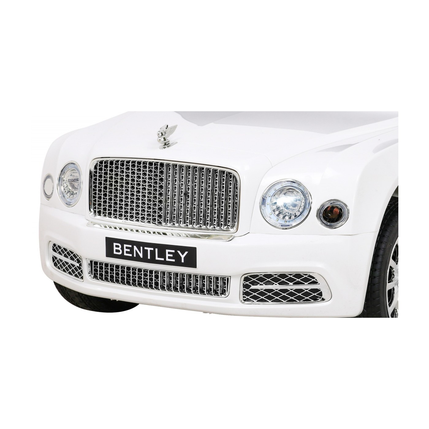 Bentley Mulsanne dobíjecí bílý dálkový EVA pomalý start MP3 USB LED