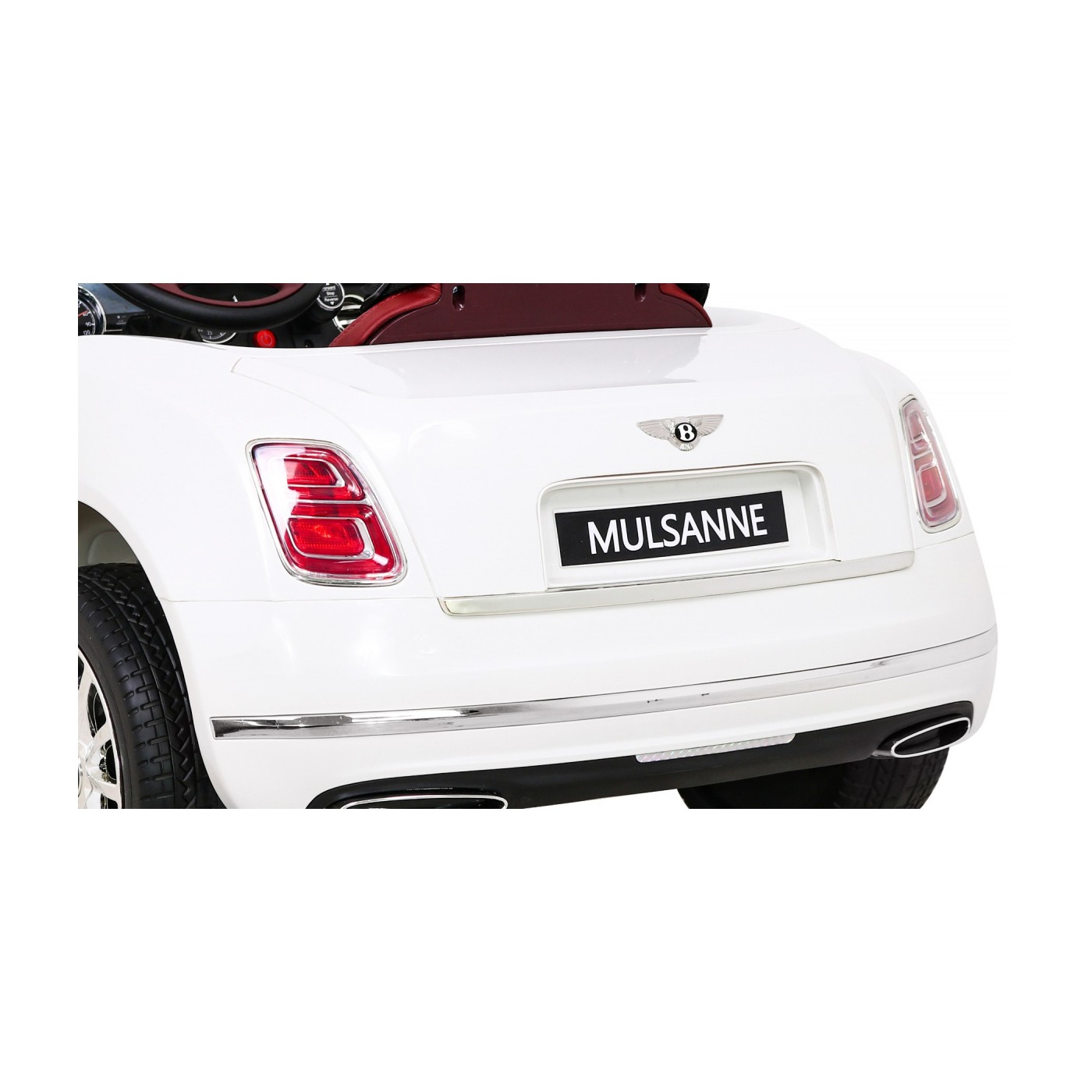 Bentley Mulsanne dobíjecí bílý dálkový EVA pomalý start MP3 USB LED
