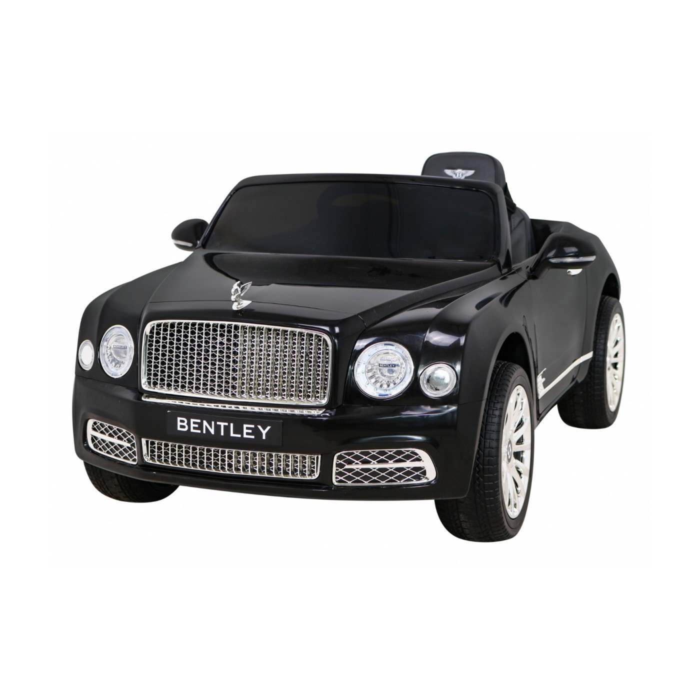 Baterie Bentley Mulsanne černá + dálkové ovládání + EVA + pomalý start + MP3 USB + LED