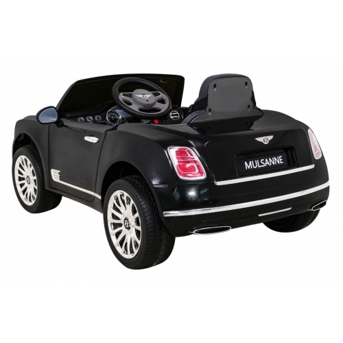 Baterie Bentley Mulsanne černá + dálkové ovládání + EVA + pomalý start + MP3 USB + LED