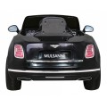 Baterie Bentley Mulsanne černá + dálkové ovládání + EVA + pomalý start + MP3 USB + LED