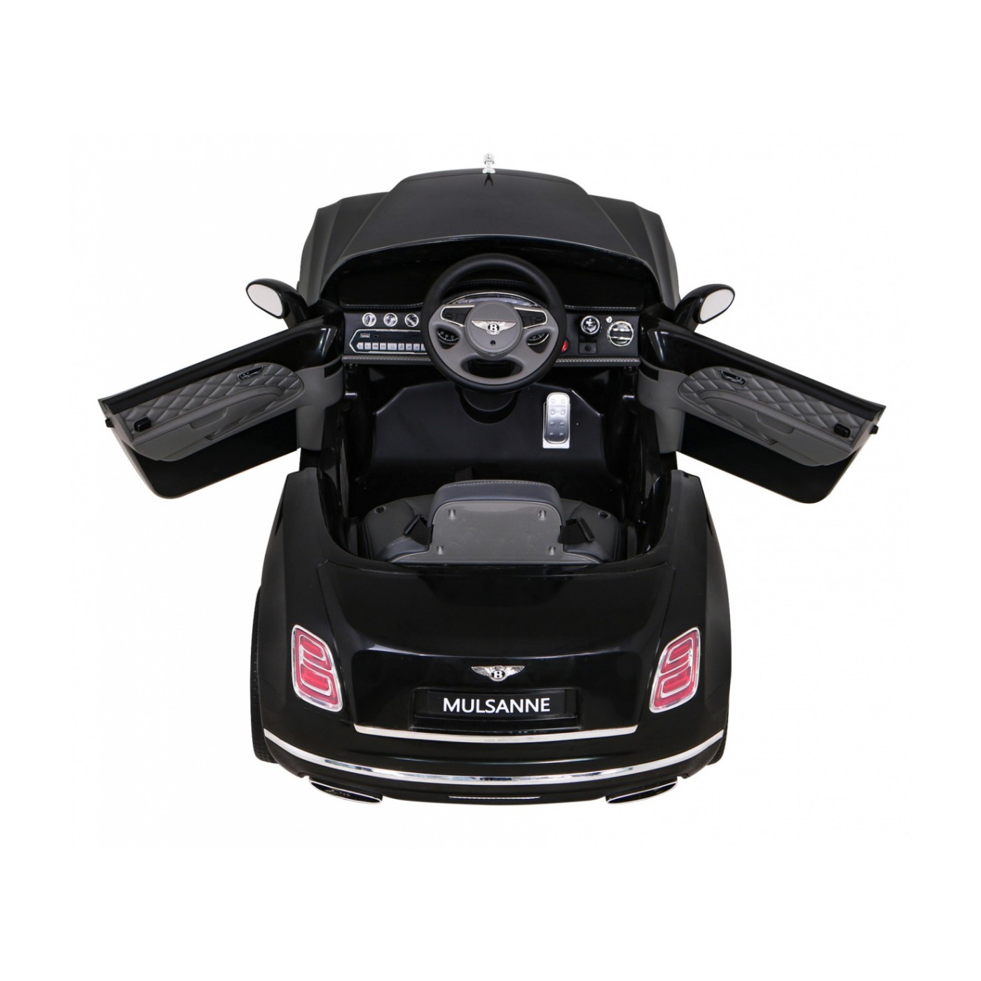 Baterie Bentley Mulsanne černá + dálkové ovládání + EVA + pomalý start + MP3 USB + LED