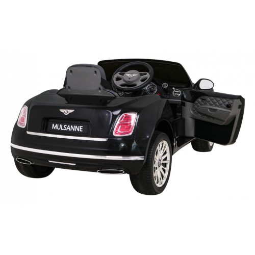 Baterie Bentley Mulsanne černá + dálkové ovládání + EVA + pomalý start + MP3 USB + LED