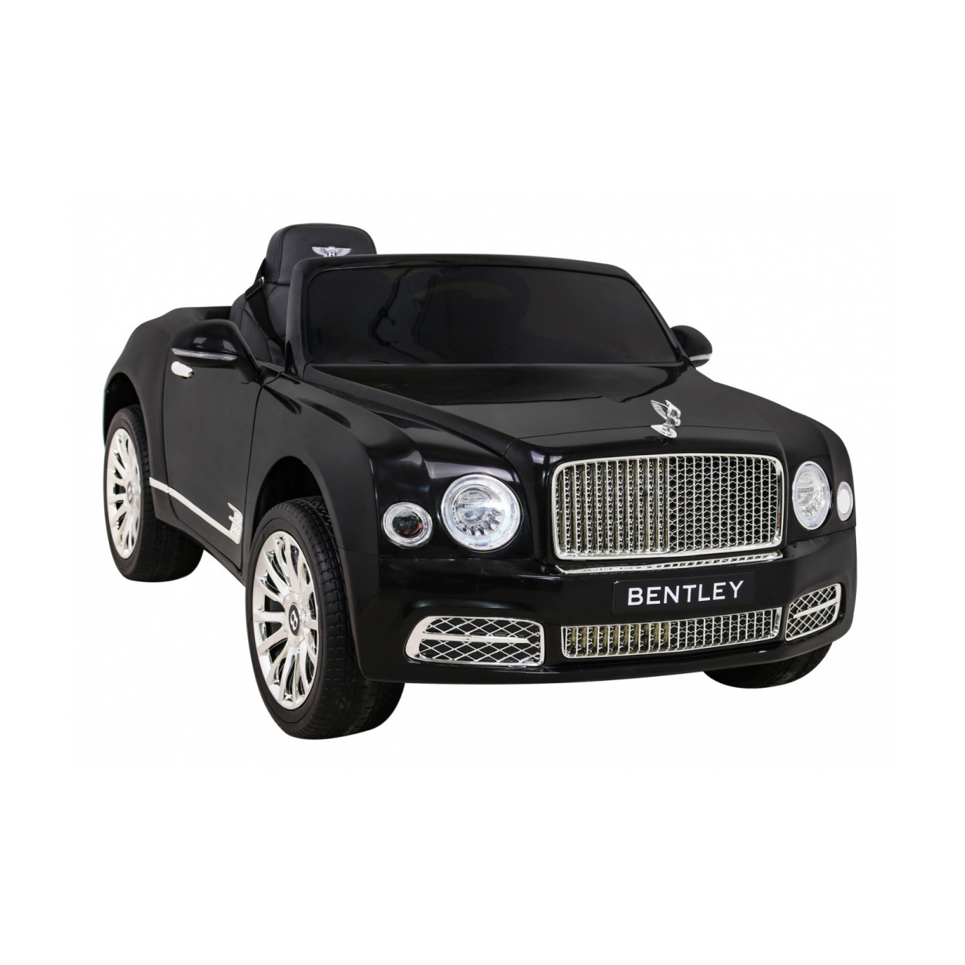 Baterie Bentley Mulsanne černá + dálkové ovládání + EVA + pomalý start + MP3 USB + LED