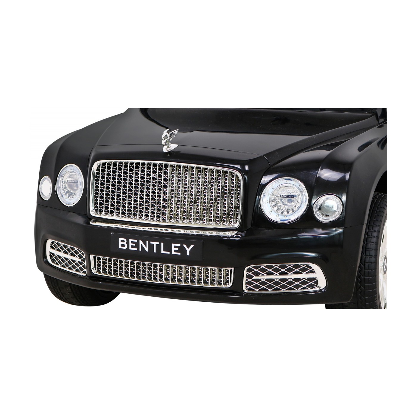 Baterie Bentley Mulsanne černá + dálkové ovládání + EVA + pomalý start + MP3 USB + LED
