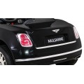 Baterie Bentley Mulsanne černá + dálkové ovládání + EVA + pomalý start + MP3 USB + LED