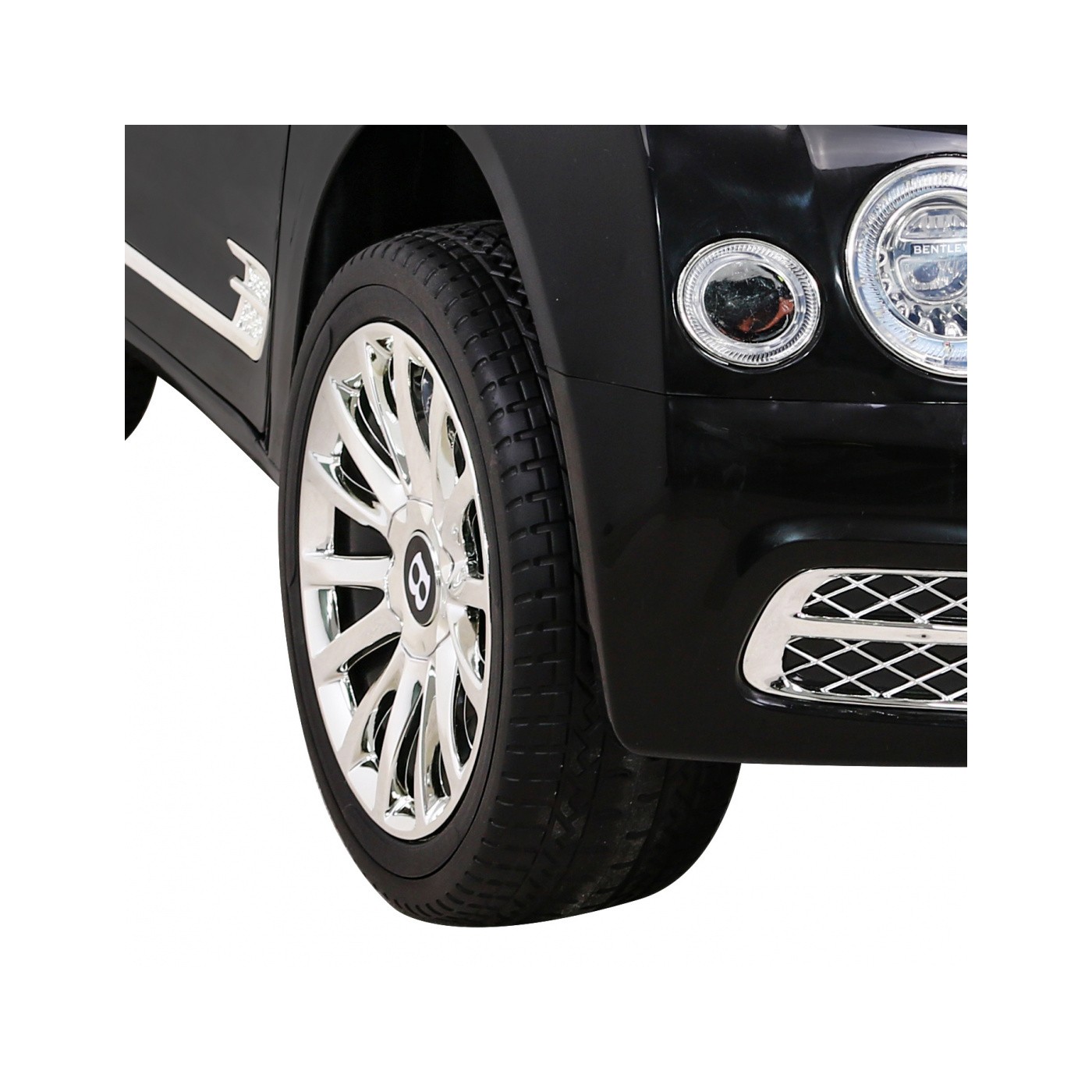 Baterie Bentley Mulsanne černá + dálkové ovládání + EVA + pomalý start + MP3 USB + LED