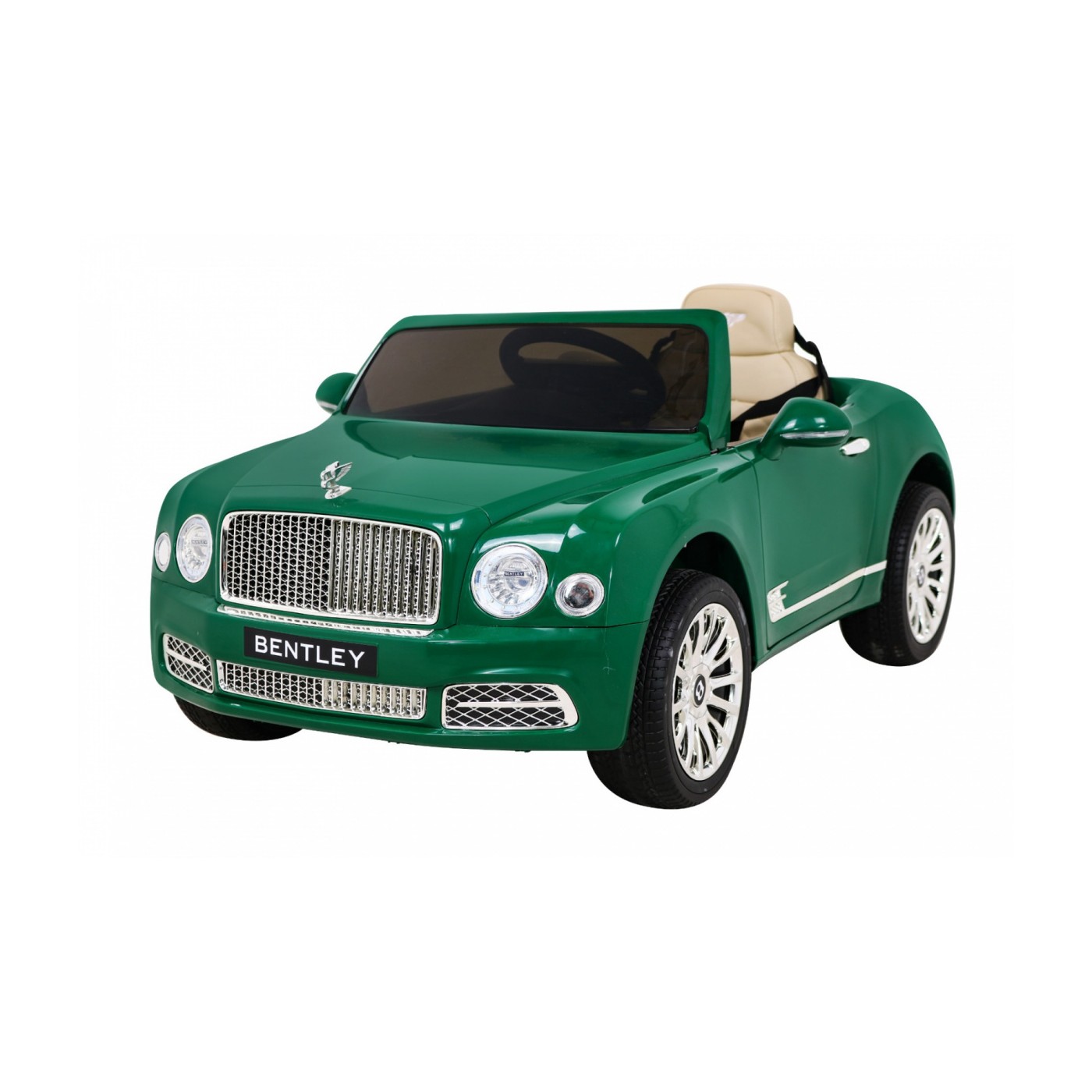 Bentley Mulsanne dobíjecí Zelený Dálkový EVA Pomalý Start MP3 USB LED